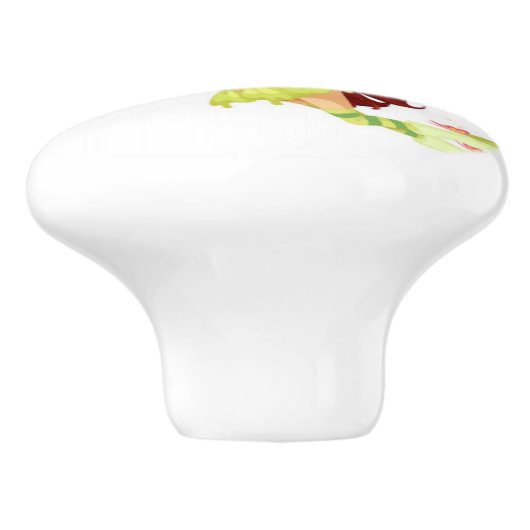 セラミックキャビネットのノブ – フェアリーのセラミックノブ セラミックノブ (側面)