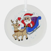 セラミッククリスマスオーナメント ガラスオーナメント (裏面)