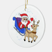 セラミッククリスマスオーナメント セラミックオーナメント (左)