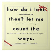 セラミックコースターを愛する方法 タイル (正面)