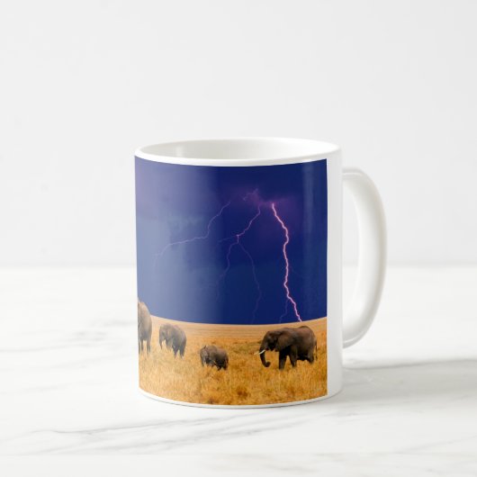 セラミックコーヒーマグゾウ コーヒーマグカップ (正面右)