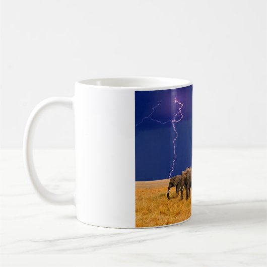 セラミックコーヒーマグゾウ コーヒーマグカップ (左)