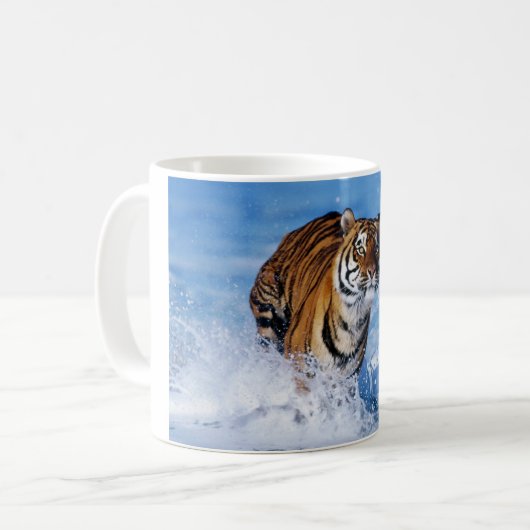 セラミックコーヒーマグタイガー コーヒーマグカップ (正面左)