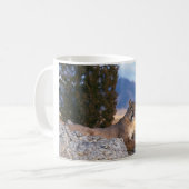 セラミックコーヒーマグマウンテンライオン コーヒーマグカップ (正面左)
