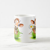 セラミックコーヒーマグ牛 コーヒーマグカップ (中央)