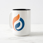 セラミックコーヒーマグ ツートーンマグカップ (正面左)