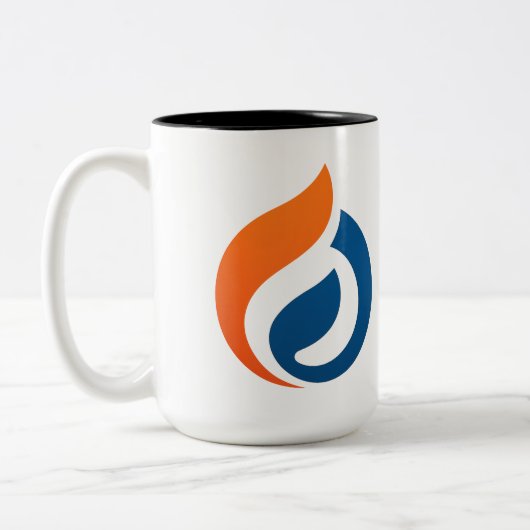 セラミックコーヒーマグ ツートーンマグカップ (左)