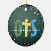 セラミックサークルオーナメント セラミックオーナメント (左)