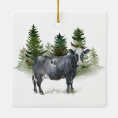 セラミックサークルオーナメント- Cow2 セラミックオーナメント (裏面)