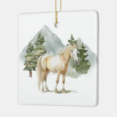 セラミックサークルオーナメント- Horse2 セラミックオーナメント (左)