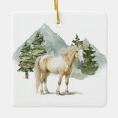 セラミックサークルオーナメント- Horse2 セラミックオーナメント (正面)