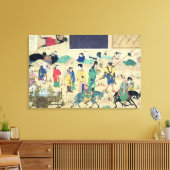 セラミックスの輸送 キャンバスプリント (インサイチュ (リビング))