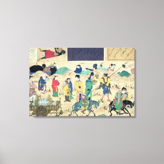 セラミックスの輸送 キャンバスプリント (正面)