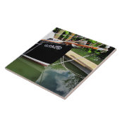 セラミックスタイル上の帆船の船首スピリット タイル (側面)