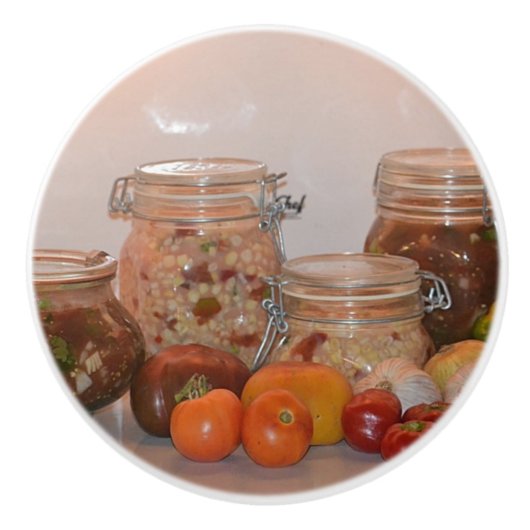 セラミックスノブの収穫 セラミックノブ (正面)