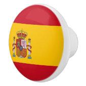 セラミックスノブの引っ張りスペイン国旗 セラミックノブ (右)