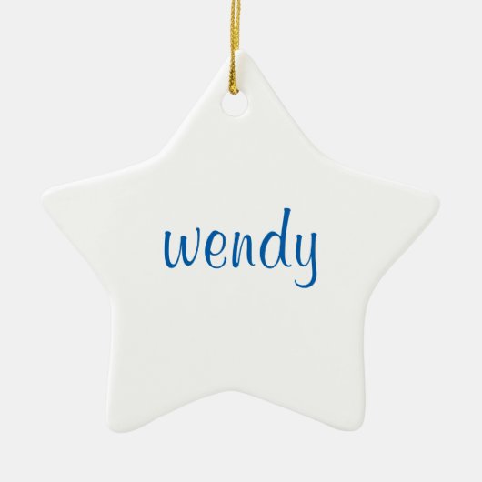 セラミックスパーソナライズされたター名前をカスタムするオーナメント セラミックオーナメント (正面)