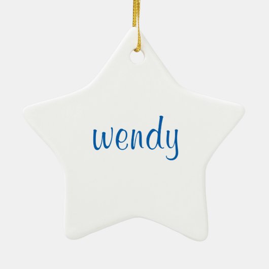 セラミックスパーソナライズされたター名前をカスタムするオーナメント セラミックオーナメント (裏面)