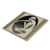 セラミックタイルとヴィンテージダンサー タイル (側面)