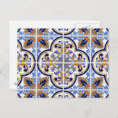 セラミックタイルのはがき ポストカード (正面/裏面)