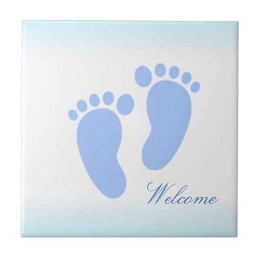 セラミックタイルのベビーの歓迎 タイル (正面)