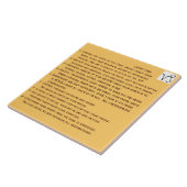 セラミックタイルの山羊座の詩 タイル (側面)