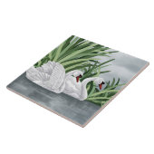 セラミックタイルの白鳥の芸術 タイル (側面)