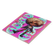 セラミックタイルを作成するために作成されたAfropunk タイル (側面)