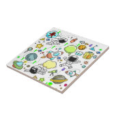 セラミックタイルエイリアン宇宙船宇宙船 タイル (側面)