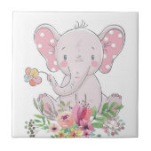 セラミックタイルエレファントラブフローラ タイル (正面)