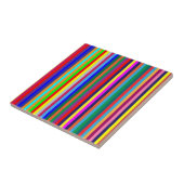 セラミックタイルカラフルの色のストライプ タイル (側面)