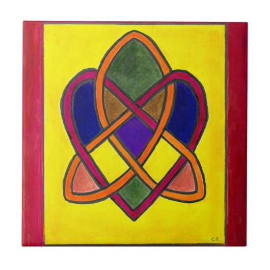 セラミックタイルコースター タイル (正面)