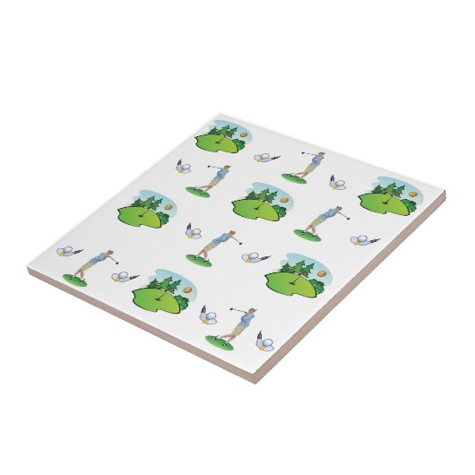 セラミックタイルゴルフ タイル (側面)