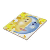 セラミックタイルサンムーンイエロースター タイル (側面)