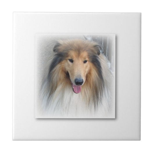 セラミックタイルドッグ タイル (正面)