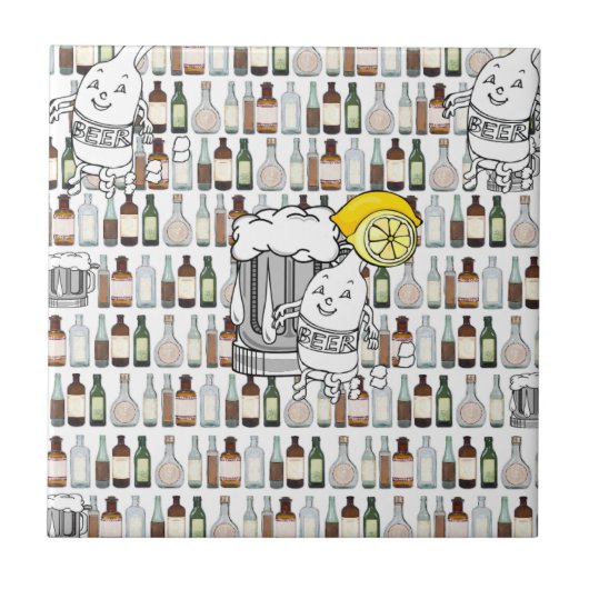 セラミックタイルバーバスルーム理想的 タイル (正面)