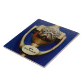 セラミックタイルパグドアノッカー英国 タイル (側面)