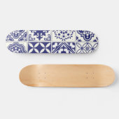 セラミックタイルパターン スケートボード (横)