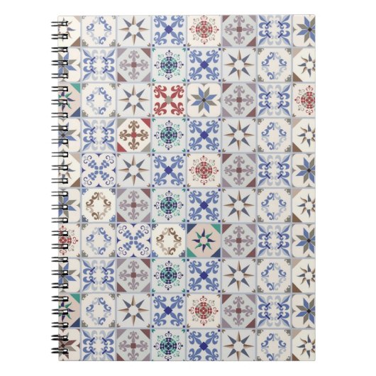セラミックタイルパターン ノートブック (正面)
