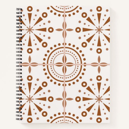 セラミックタイルパターン ノートブック (正面)