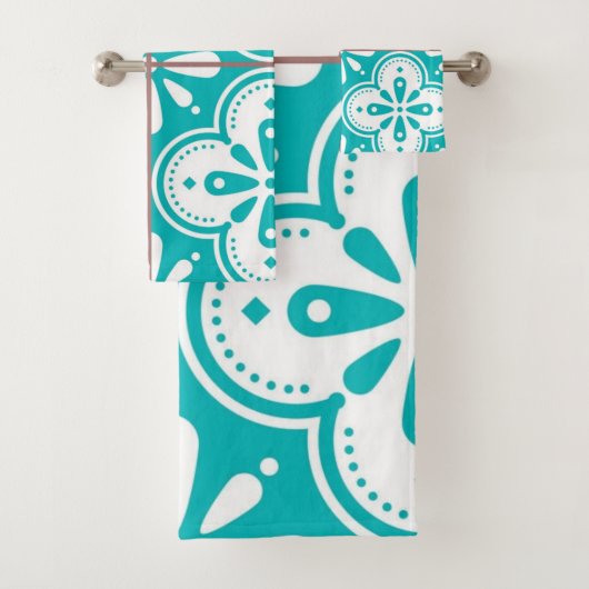 セラミックタイルパターン バスタオルセット (インサイチュ)