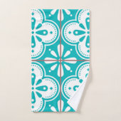 セラミックタイルパターン バスタオルセット (ハンドタオル)