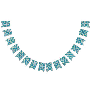 セラミックタイルパターン バンティングフラッグ