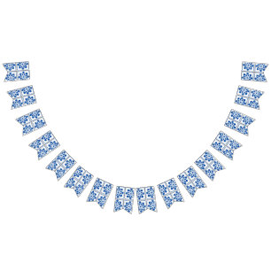 セラミックタイルパターン バンティングフラッグ