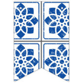 セラミックタイルパターン バンティングフラッグ (第2の旗)