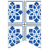 セラミックタイルパターン バンティングフラッグ (第3の旗)