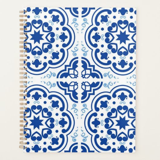 セラミックタイルパターン プランナー手帳 (正面)