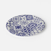 セラミックタイルパターン ペーパープレート (アングル)