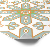 セラミックタイルパターン ポスター (角)