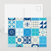 セラミックタイルパターン ポストカード (正面/裏面)